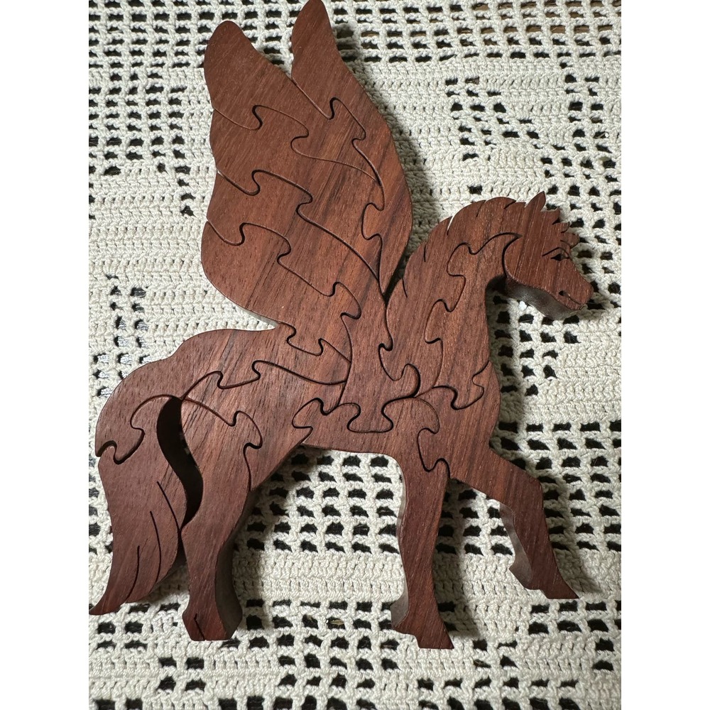 Pegasus 13 piece Handcrafted Wooden Puzzle.